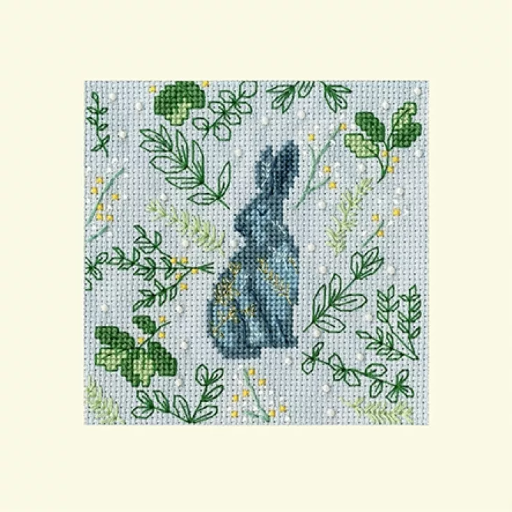 Christmas Card - Scandi Hare